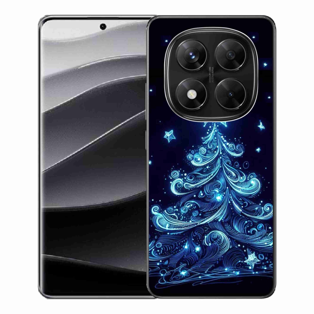 Gelový kryt mmCase na Xiaomi Redmi Note 14 Pro 5G/Poco X7 5G - neonový vánoční stromek 4