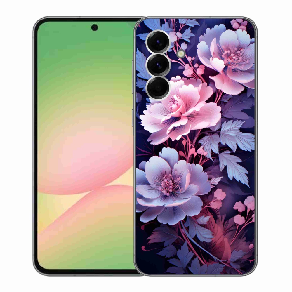 Gelový kryt mmCase na Samsung Galaxy A56 5G - květiny 11
