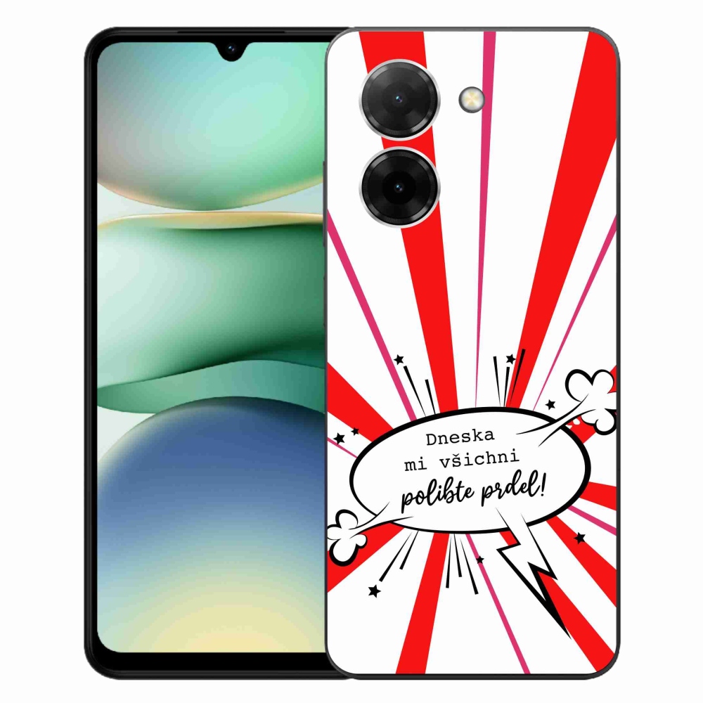 Gelový kryt mmCase na Xiaomi Redmi A5 (171.7x77.8x8.3mm) - vtipný text 15 bílé pozadí