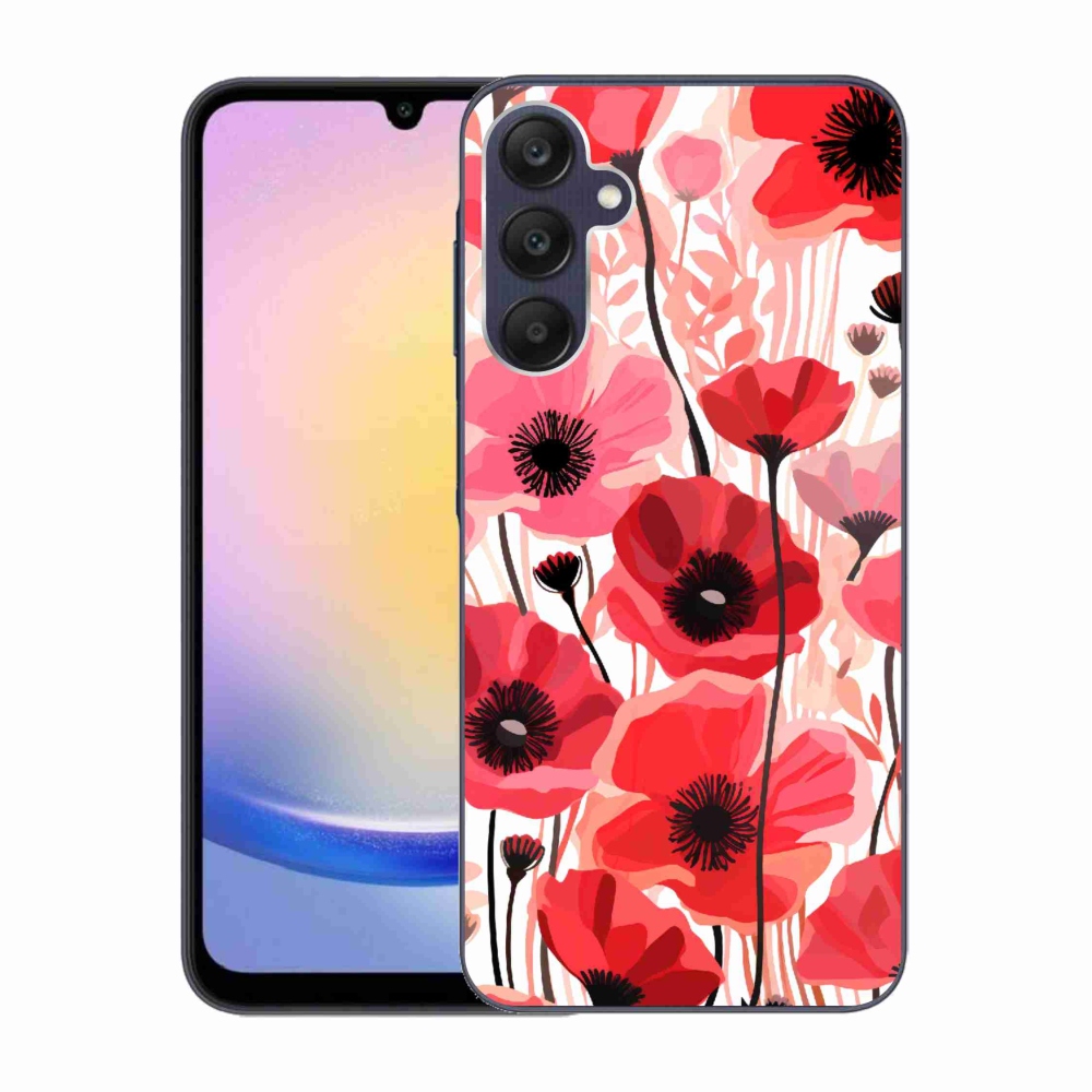 Gelový kryt mmCase na Samsung Galaxy A25 5G - vlčí mák 1