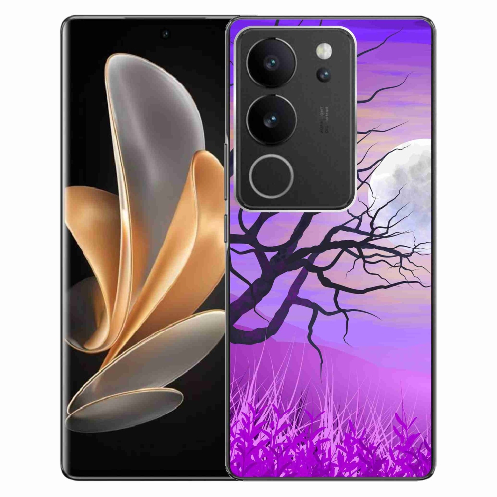 Gelový obal mmCase na Vivo V29 5G - kreslený opadaný strom