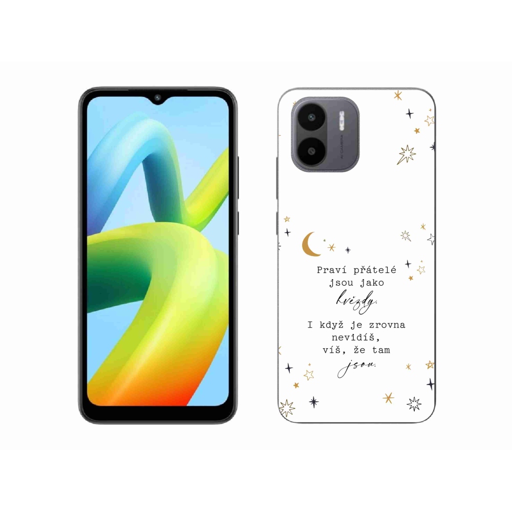 Gelový kryt mmCase na Xiaomi Redmi A1 - citát 6 bílé pozadí