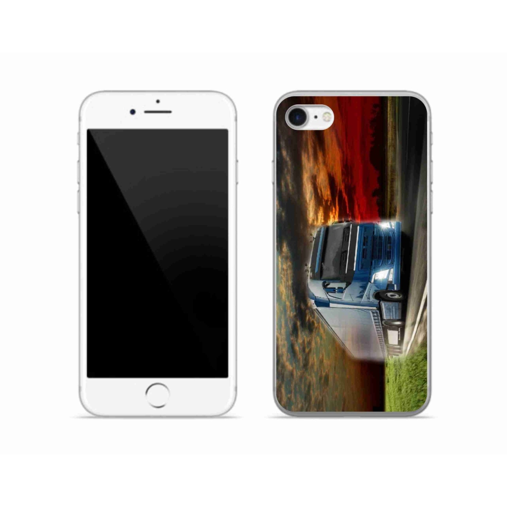 Gelový kryt mmCase na iPhone SE (2022) - kamion 4