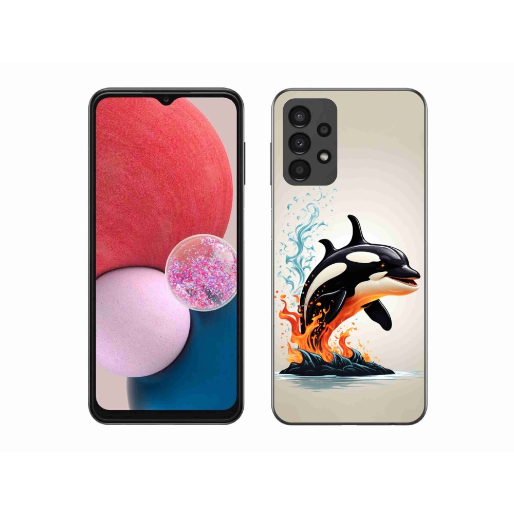 Gelový kryt mmCase na Samsung Galaxy A13 4G - kosatka
