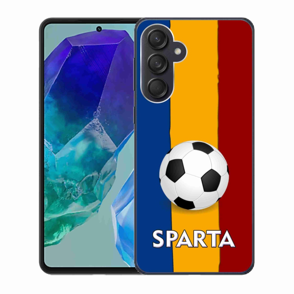 Gelový kryt mmCase na Samsung Galaxy M55 5G - fotbal 1