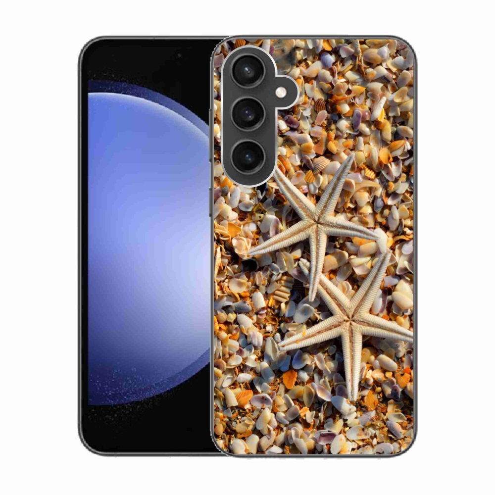 Gelový kryt mmCase na Samsung Galaxy S23 FE - mořské hvězdice