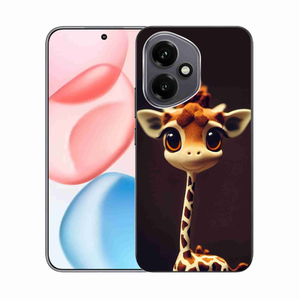 Gelový kryt mmCase na Honor 400 - malá žirafa