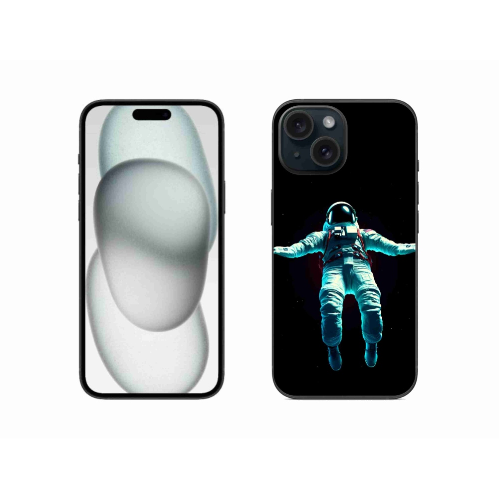 Gelový kryt mmCase na iPhone 15 - kosmonaut