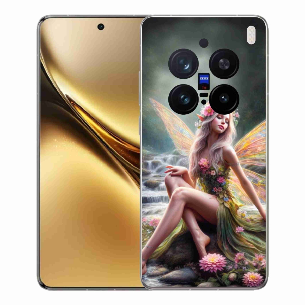 Gelový kryt mmCase na Vivo X200 Pro 5G - motýlí žena 1