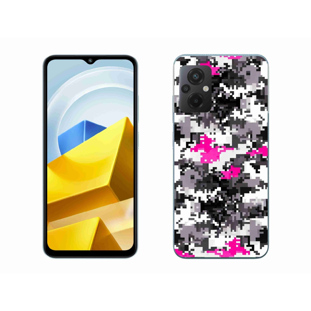 Gelový kryt mmCase na Xiaomi Poco M5 4G - maskáčový vzor 4