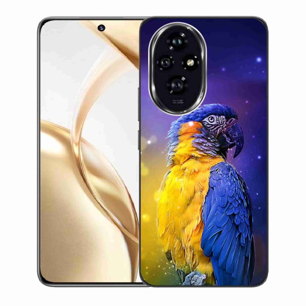 Gelový obal mmCase na Honor 200 5G - papoušek ara 1