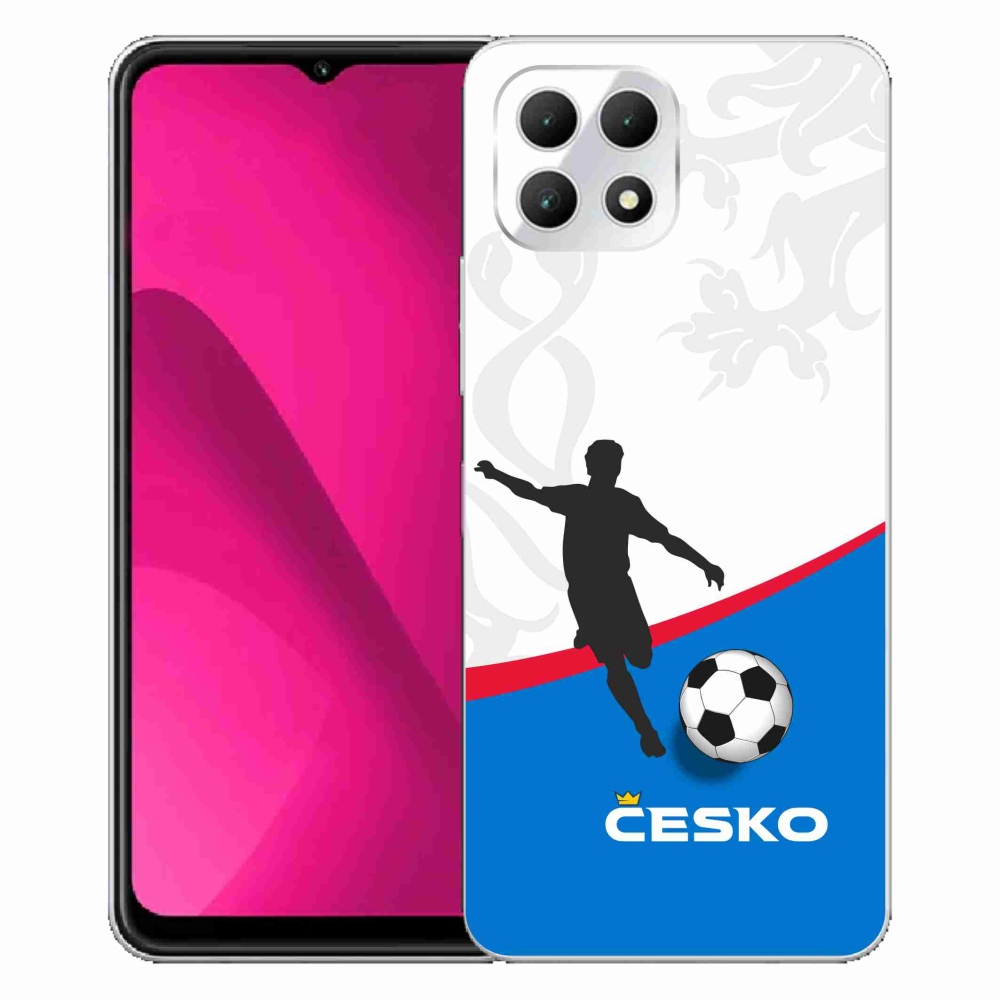 Gelový kryt mmCase na T-Mobile T Phone 2 - fotbal Česko 1