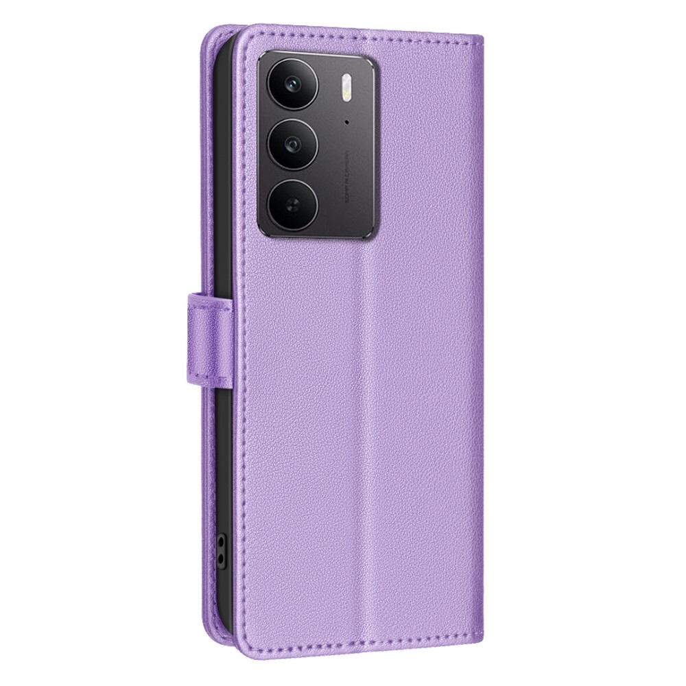 BINFEN knížkové pouzdro na Realme C75 - fialové