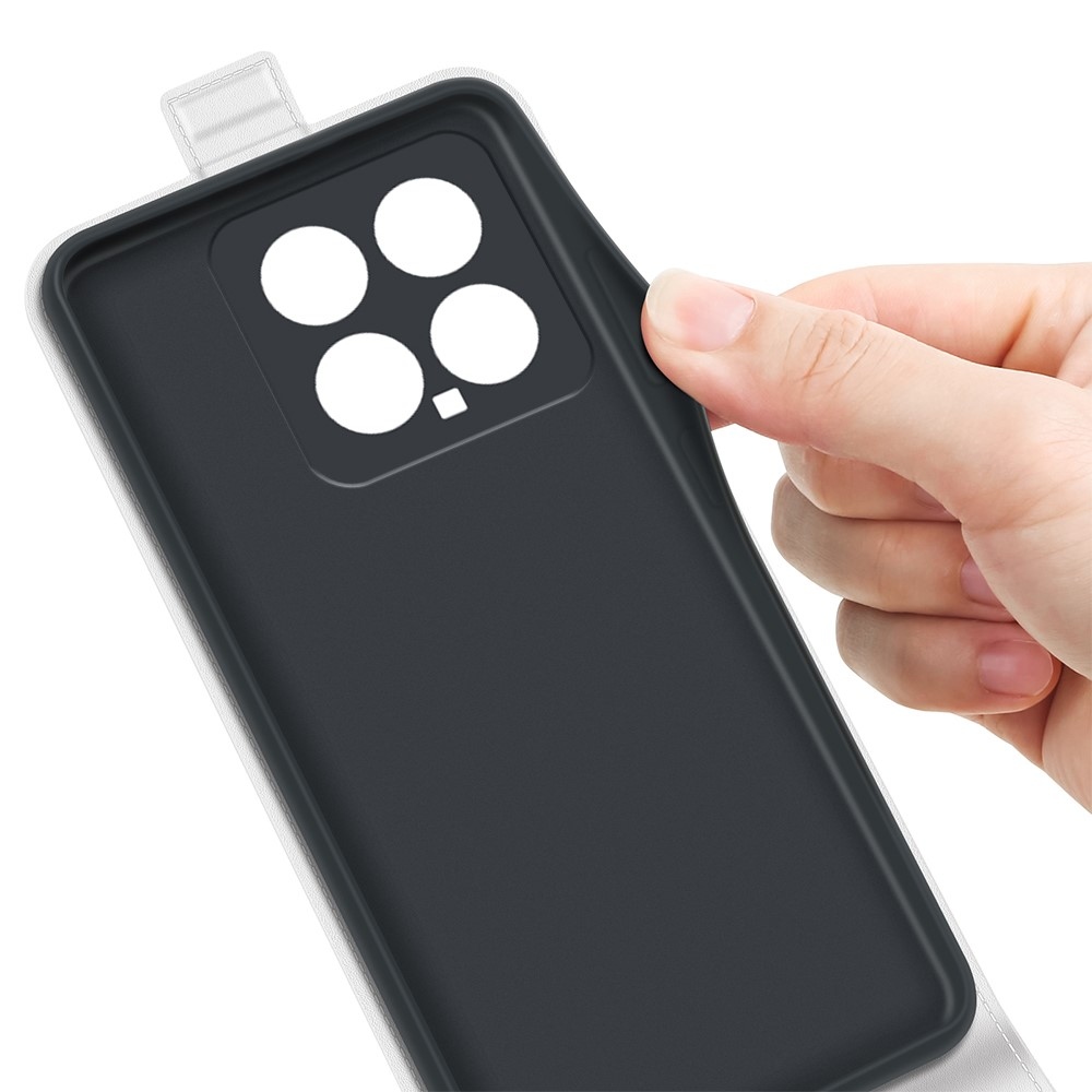 Vertical knížkové pouzdro na Xiaomi 14 - bílé