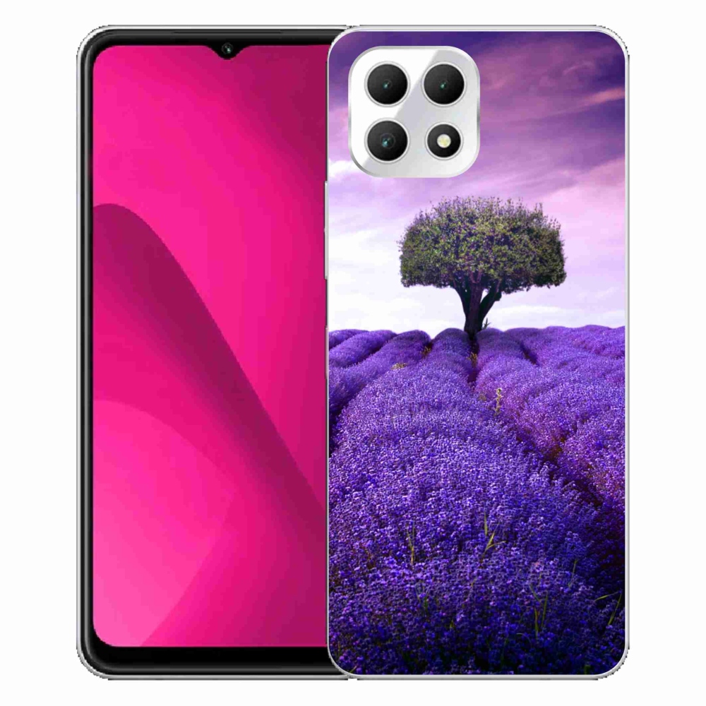 Gelový kryt mmCase na T-Mobile T Phone 2 - levandulová louka