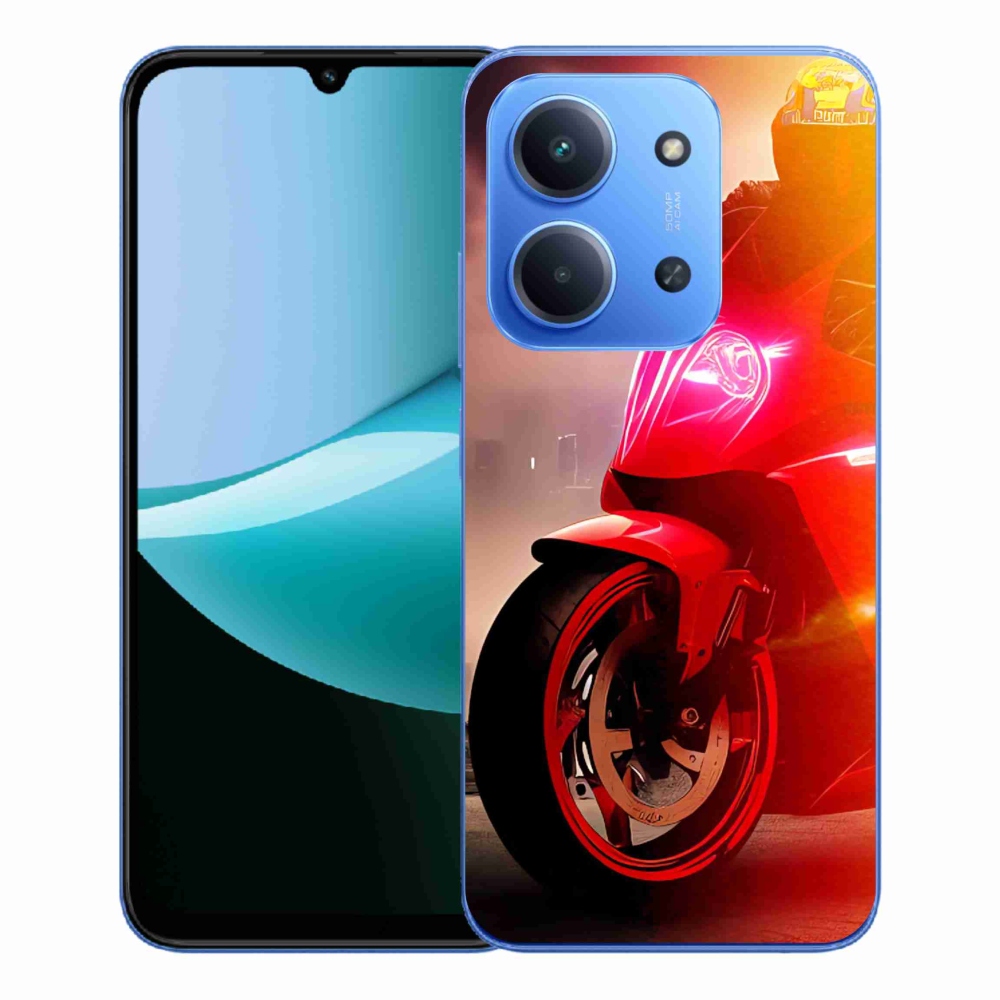Gelový kryt mmCase na Xiaomi Redmi 15C 4G/5G (173mm) - motorka
