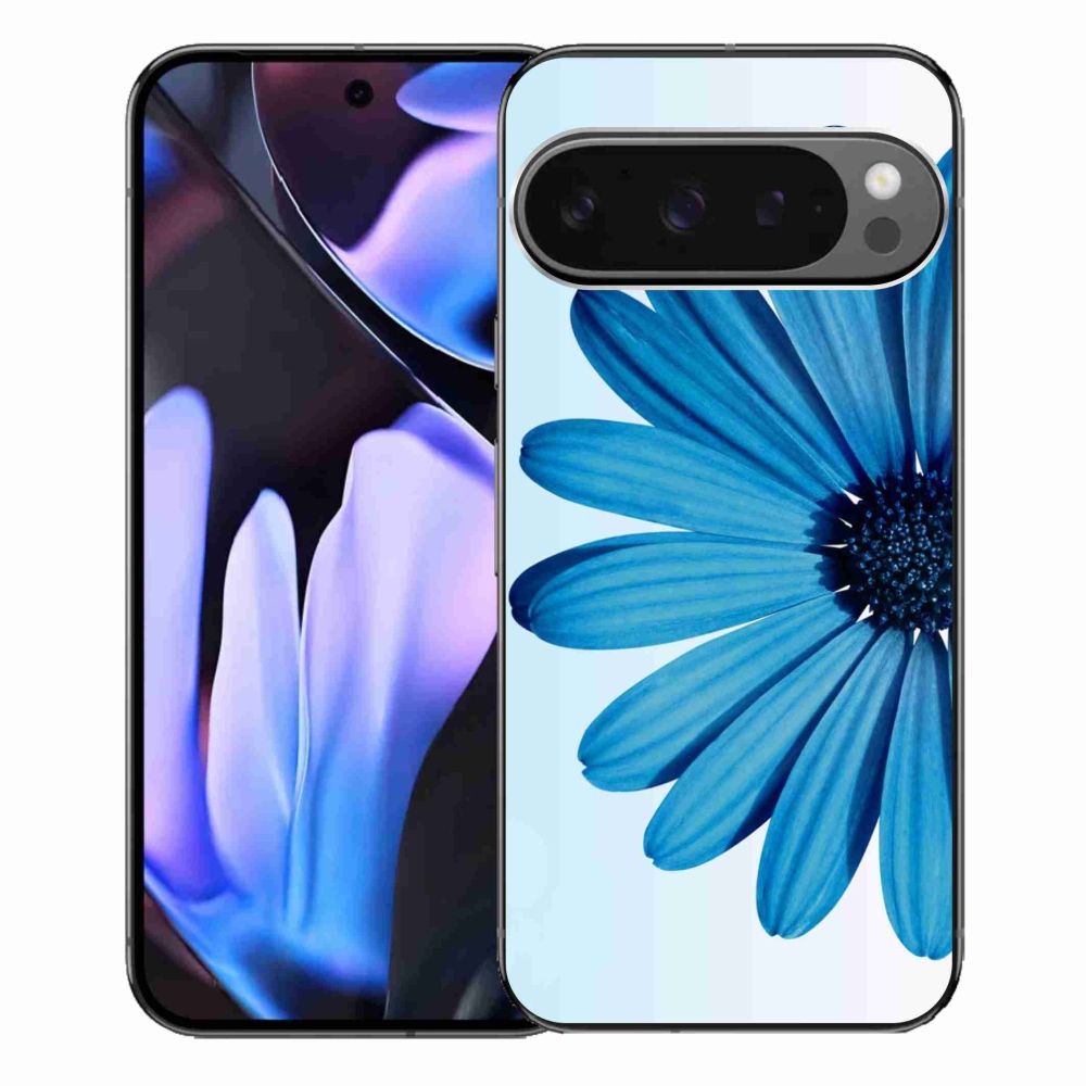 Gelový obal mmCase na Google Pixel 9 Pro XL - modrá kopretina