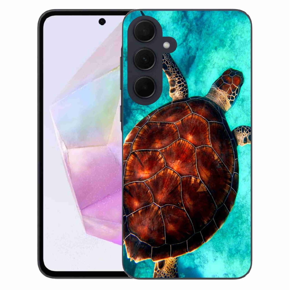 Gelový kryt mmCase na Samsung Galaxy A35 5G - želva