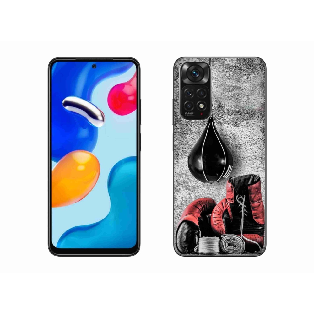 Gelový kryt mmCase na Xiaomi Redmi Note 11S 4G - boxovací pytel a rukavice