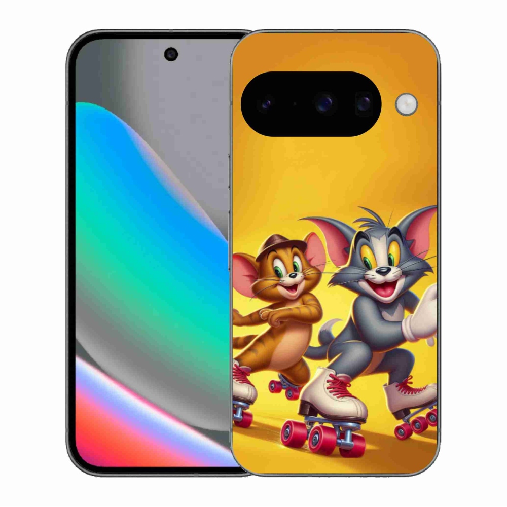 Gelový kryt mmCase na Google Pixel 10 - tom a jerry