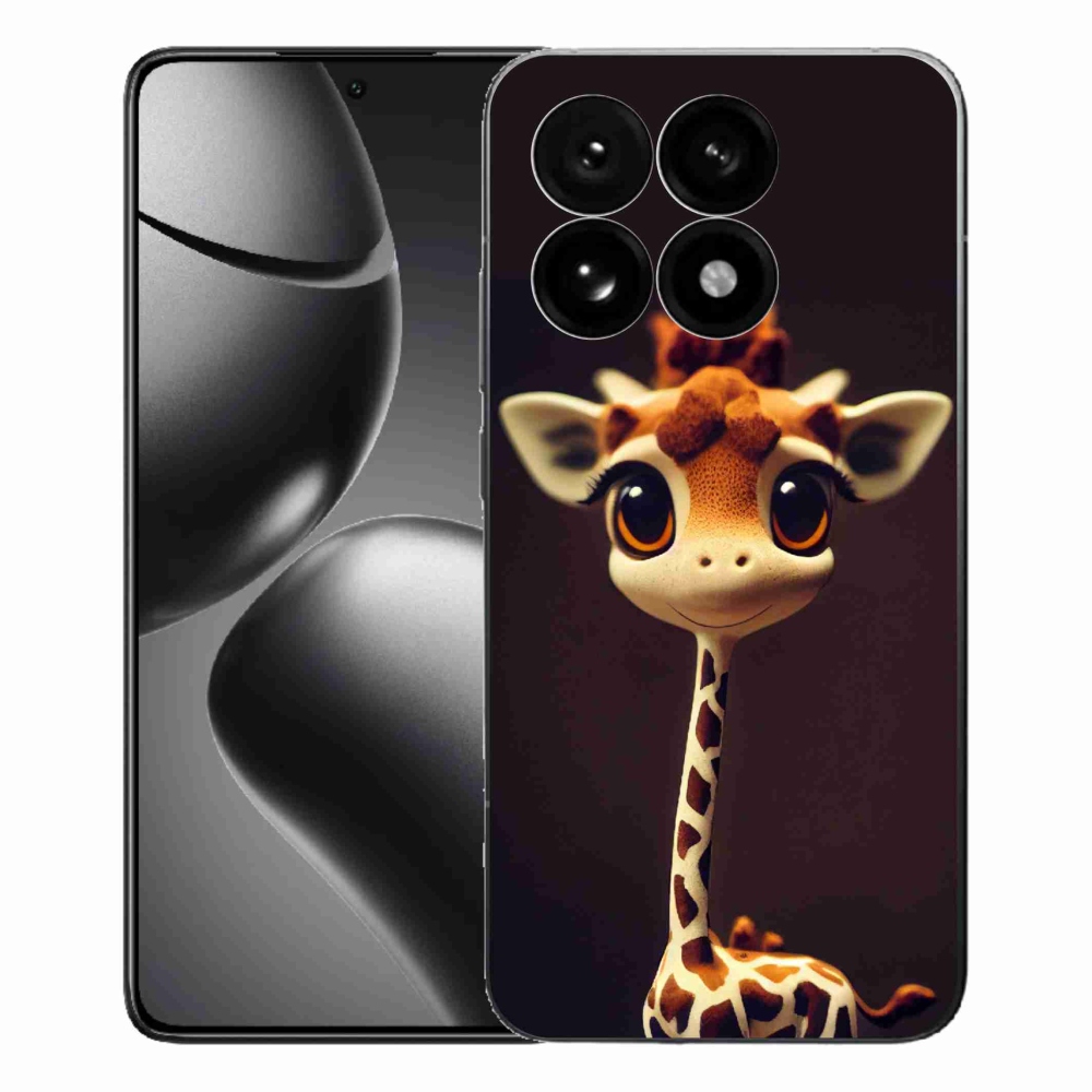 Gelový kryt mmCase na Xiaomi 15T - malá žirafa