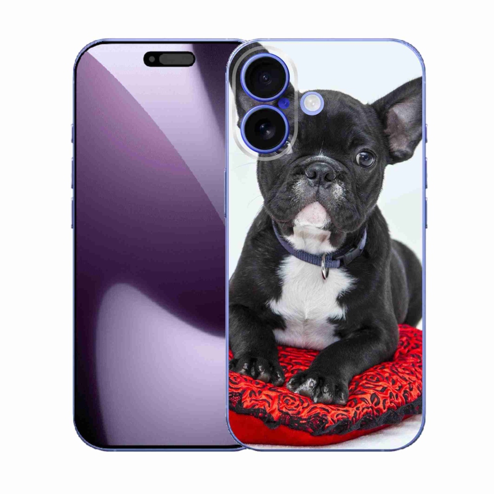 Gelový kryt mmCase na iPhone 17 - buldok