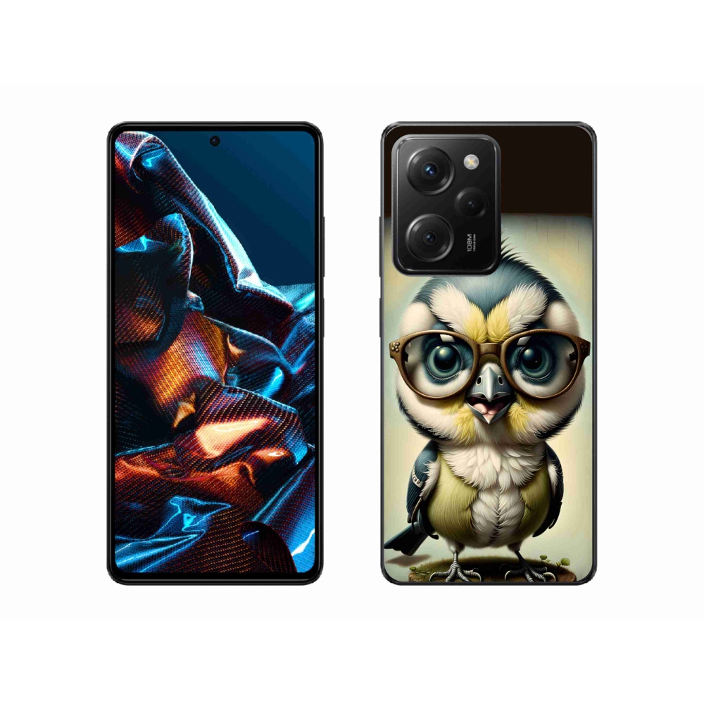 Gelový kryt mmCase na Xiaomi Poco X5 Pro 5G - mládě s brýlemi