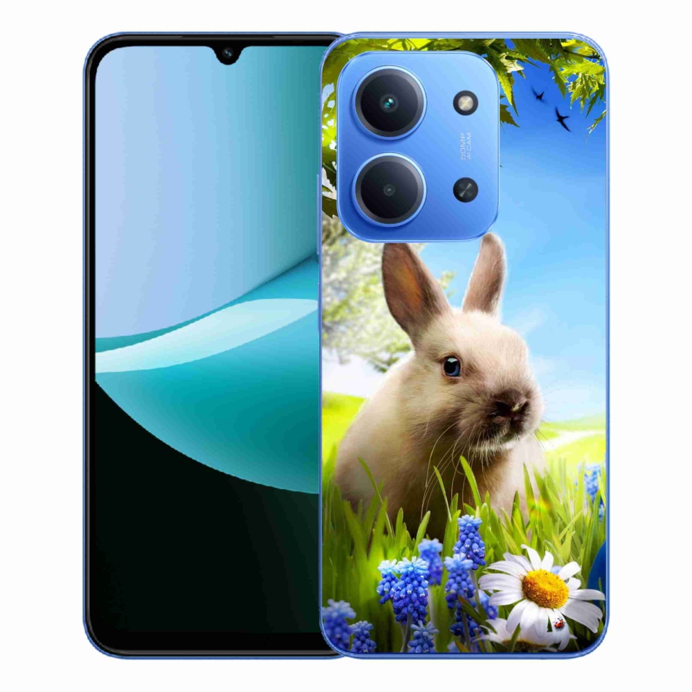 Gelový kryt mmCase na Xiaomi Redmi 15C 4G/5G (173mm) - zajíček