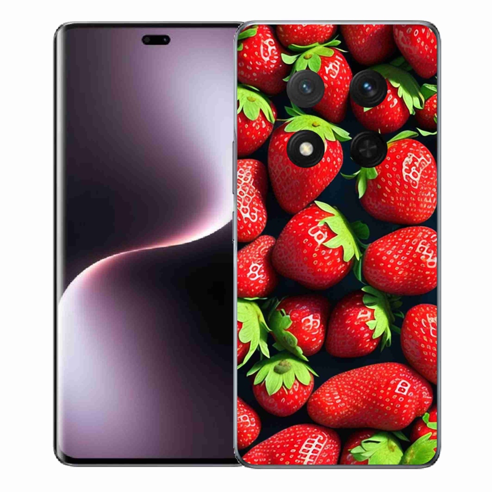 Gelový kryt mmCase na Honor Magic 7 Lite 5G - jahody