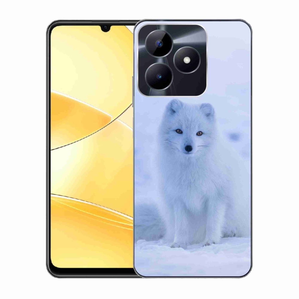 Gelový kryt mmCase na Realme C51/C53 - polární liška