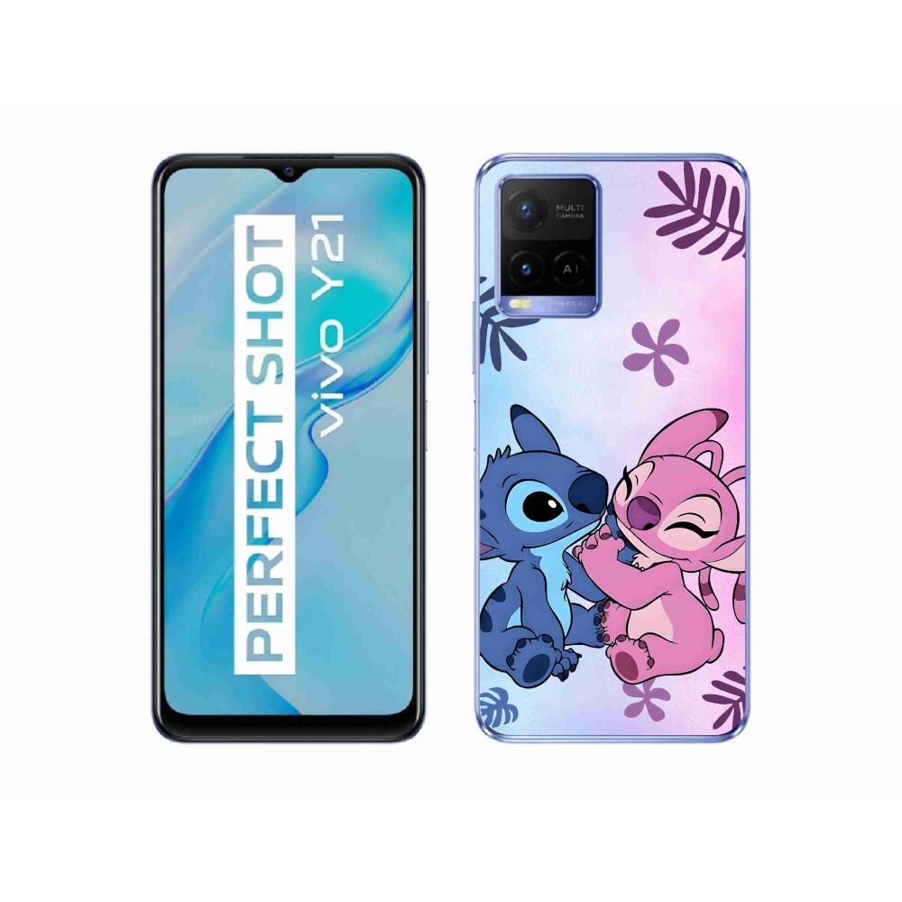 Gelový kryt mmCase na Vivo Y21/Y21s/Y33s - stitch 2