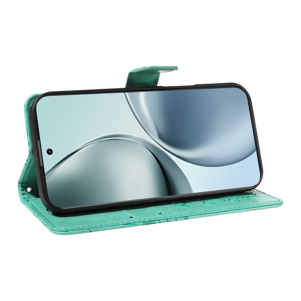 Big Butterfly knížkové pouzdro na Realme 14 Pro+ 5G - modrozelené