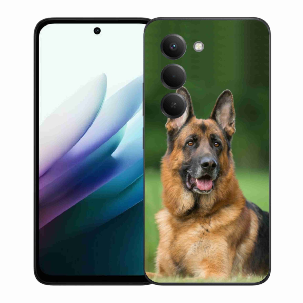 Gelový kryt mmCase na Xiaomi Redmi 15 4G/5G (171mm) - německý ovčák