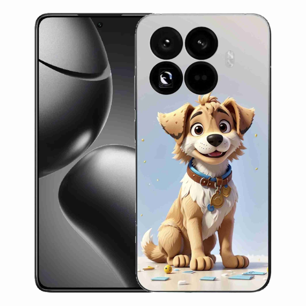 Gelový kryt mmCase na Xiaomi 15T Pro - kreslené štěně