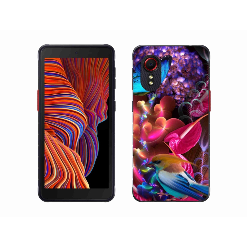 Gelový kryt mmCase na Samsung Galaxy Xcover 5 - barevné květiny