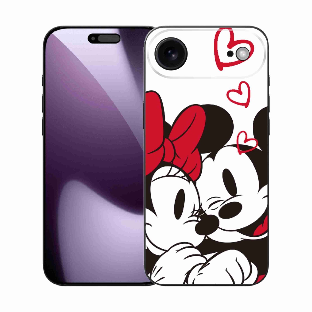 Gelový kryt mmCase na iPhone 17 Air - minnie a mickey