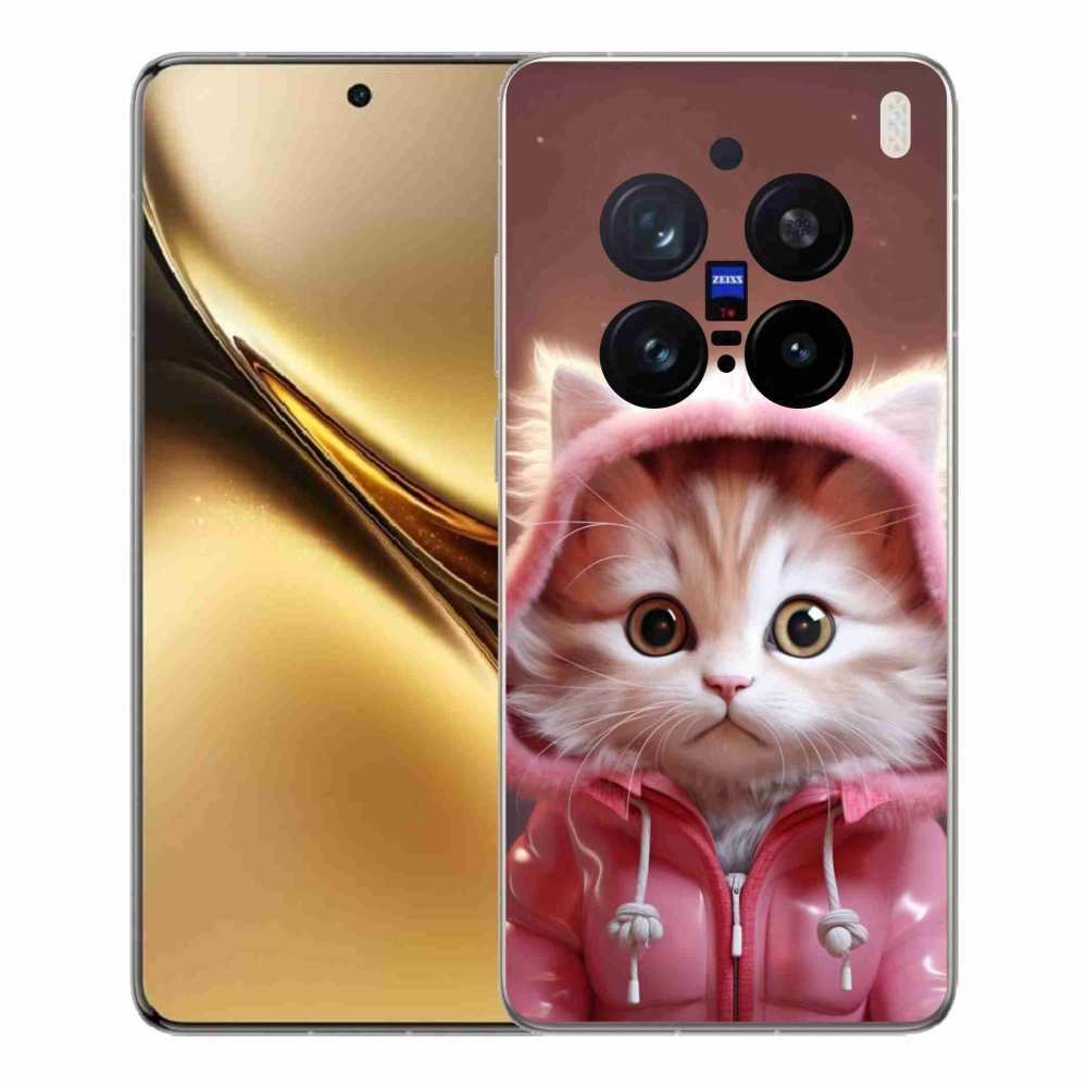 Gelový kryt mmCase na Vivo X200 Pro 5G - roztomilé kotě 3
