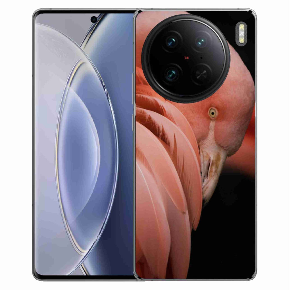 Gelový kryt mmCase na Vivo X90 Pro - plameňák 3
