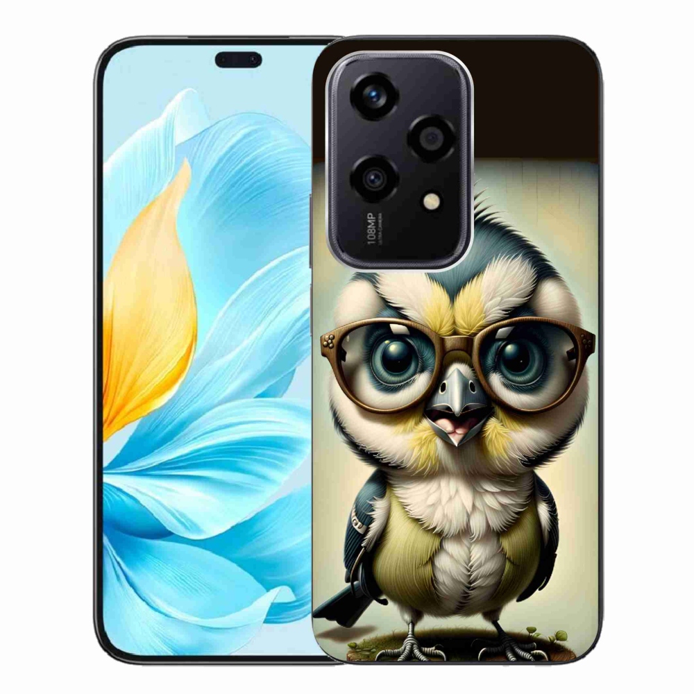 Gelový kryt mmCase na Honor 200 Lite 5G - mládě s brýlemi