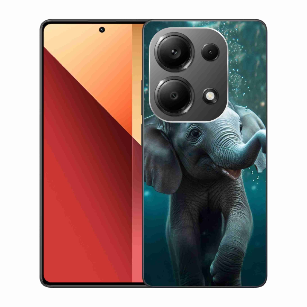 Gelový kryt mmCase na Xiaomi Redmi Note 13 Pro 4G/Poco M6 Pro - slůně pod vodou