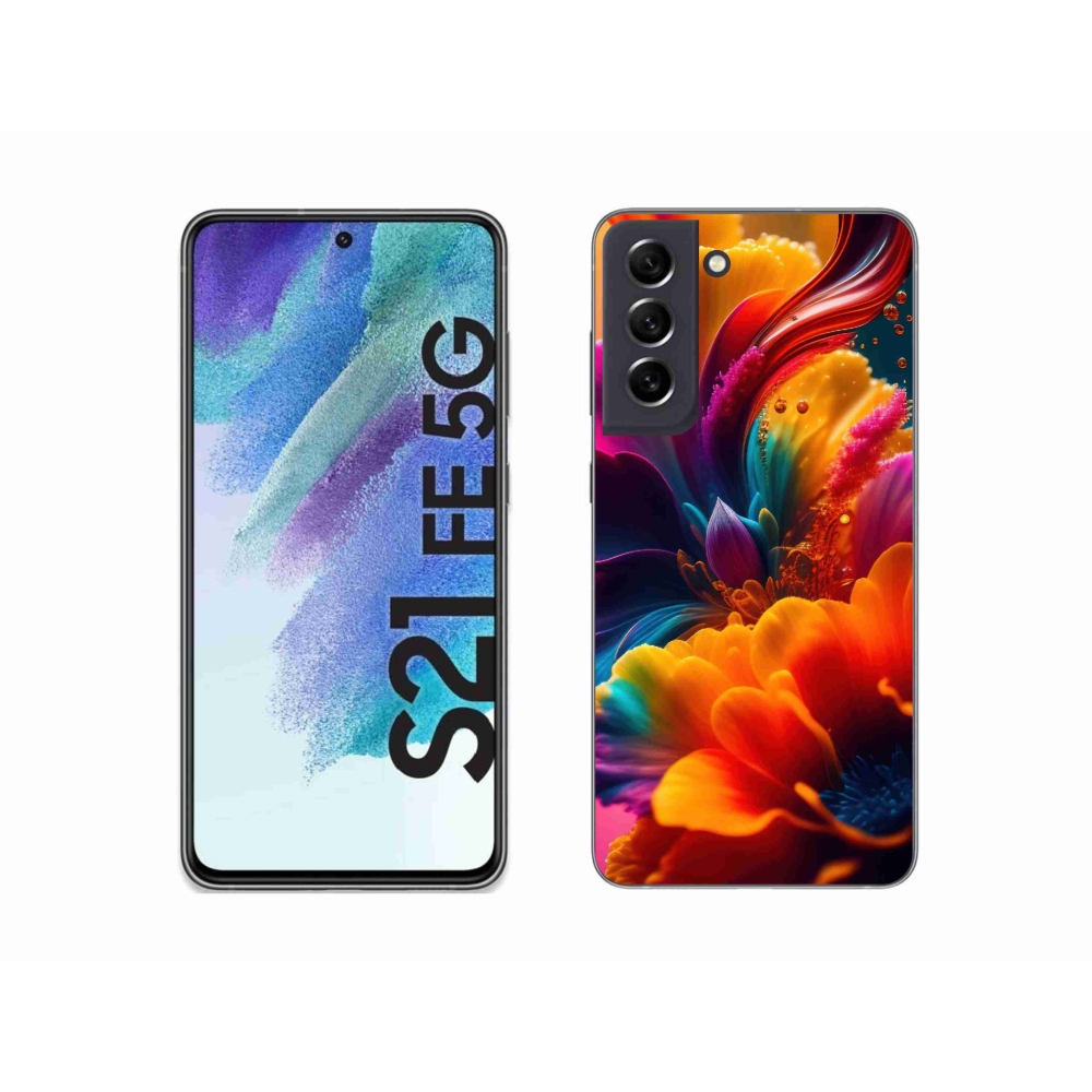 Gelový kryt mmCase na Samsung Galaxy S21 FE 5G - abstraktní motiv 2