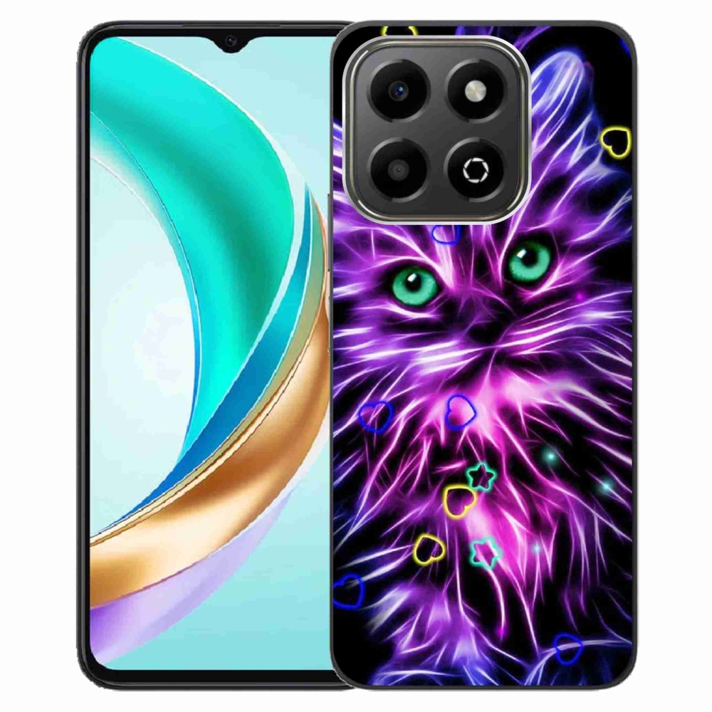 Gelový kryt mmCase na Honor X6b - abstraktní kočka