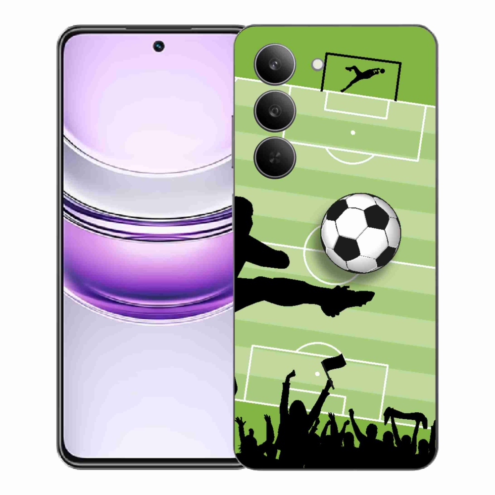 Gelový kryt mmCase na Realme 14x 5G - fotbal 3