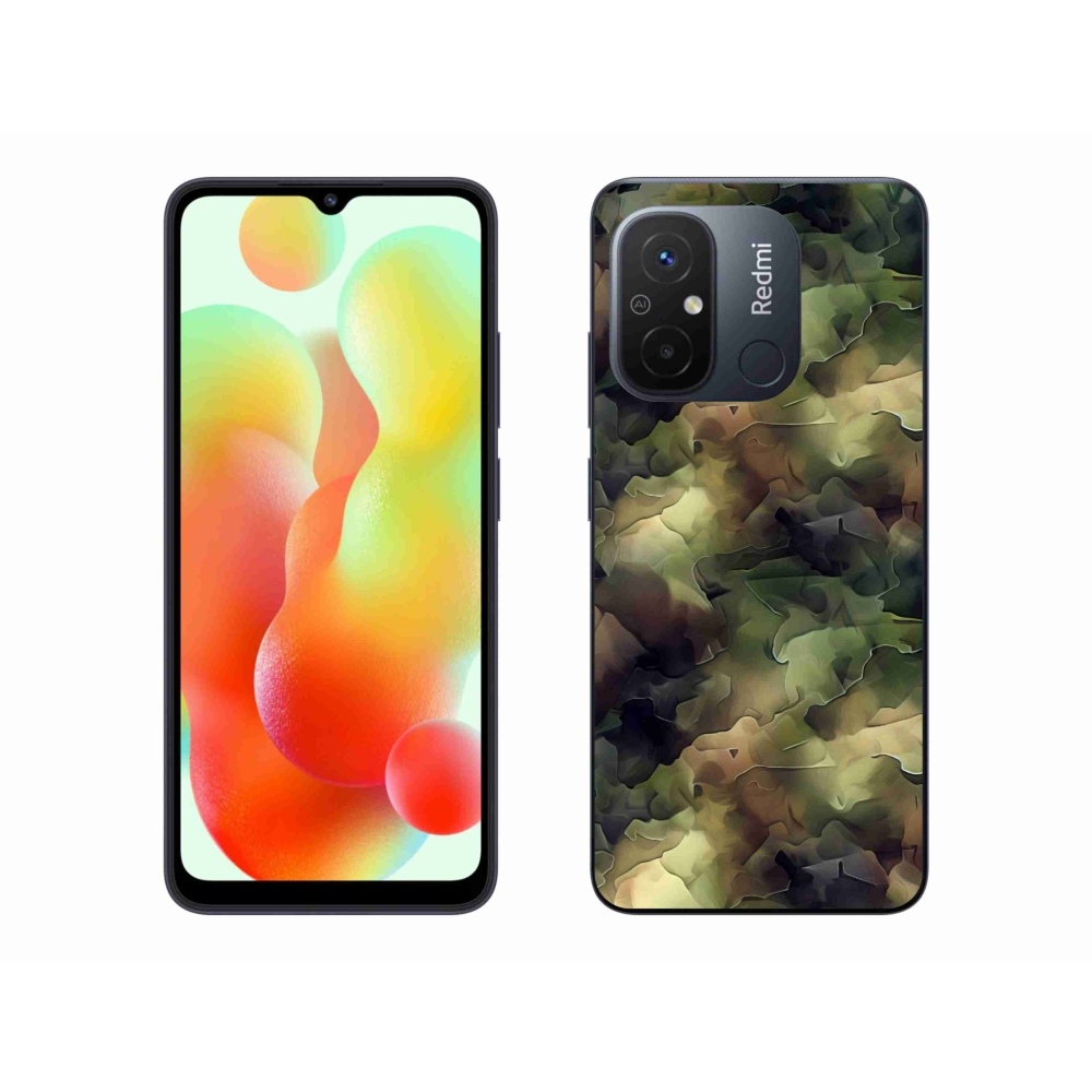 Gelový kryt mmCase na Xiaomi Redmi 12C - maskáčový vzor 10