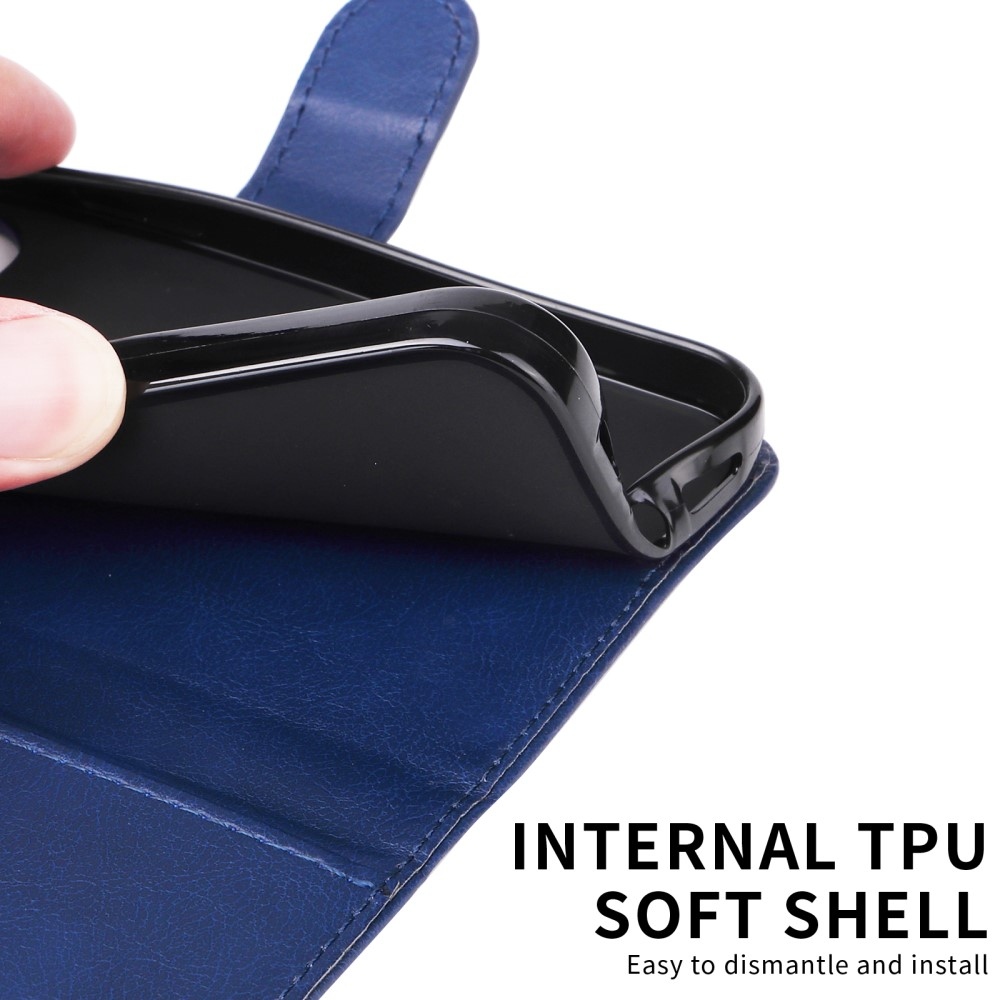 Wallet knížkové pouzdro na Xiaomi Redmi A5 (173.45x79.35x8.45mm) - modré