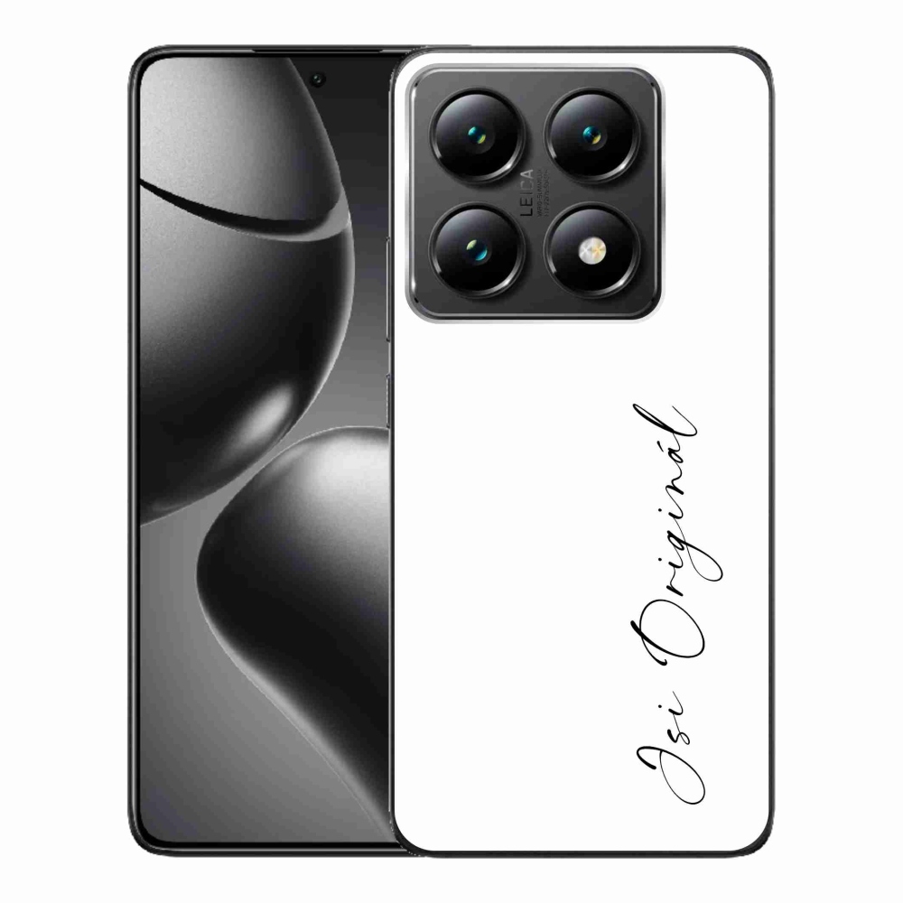 Gelový kryt mmCase na Xiaomi 14T Pro - jsi originál bílé pozadí