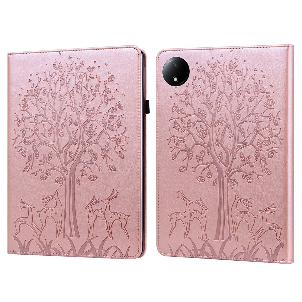 Tree zavírací pouzdro na tablet Xiaomi Redmi Pad SE 8.7 - růžovozlaté