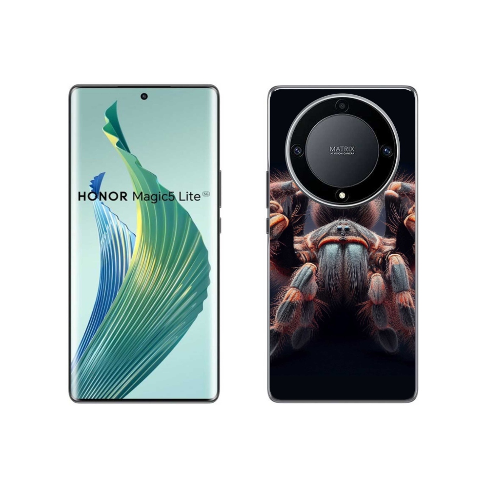Gelový kryt mmCase na Honor Magic 5 Lite 5G - tarantule