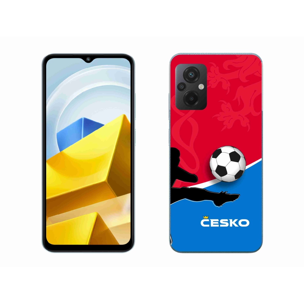 Gelový kryt mmCase na Xiaomi Poco M5 4G - fotbal Česko 2