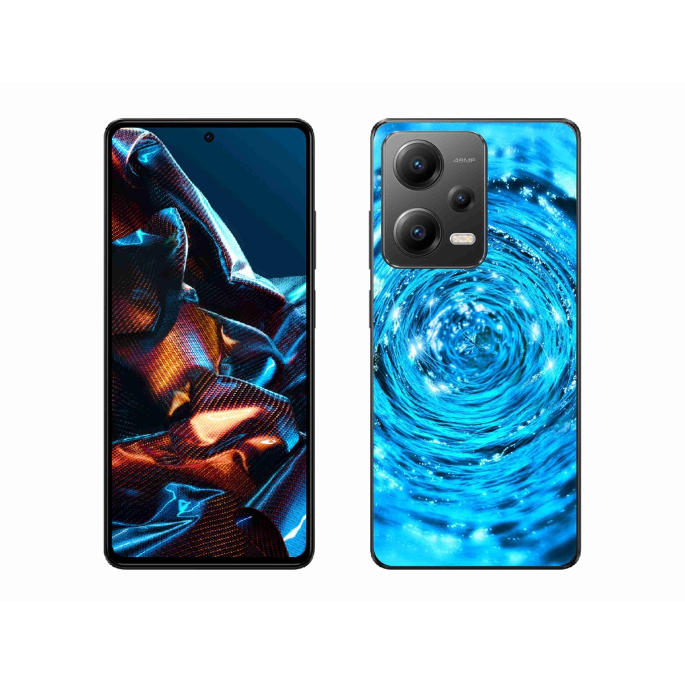 Gelový kryt mmCase na mobil Xiaomi Redmi Note 12 Pro 5G - vodní vír